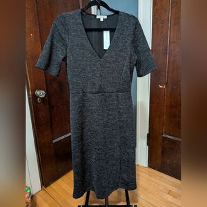 Nine Britton Charcoal Midi Dress
